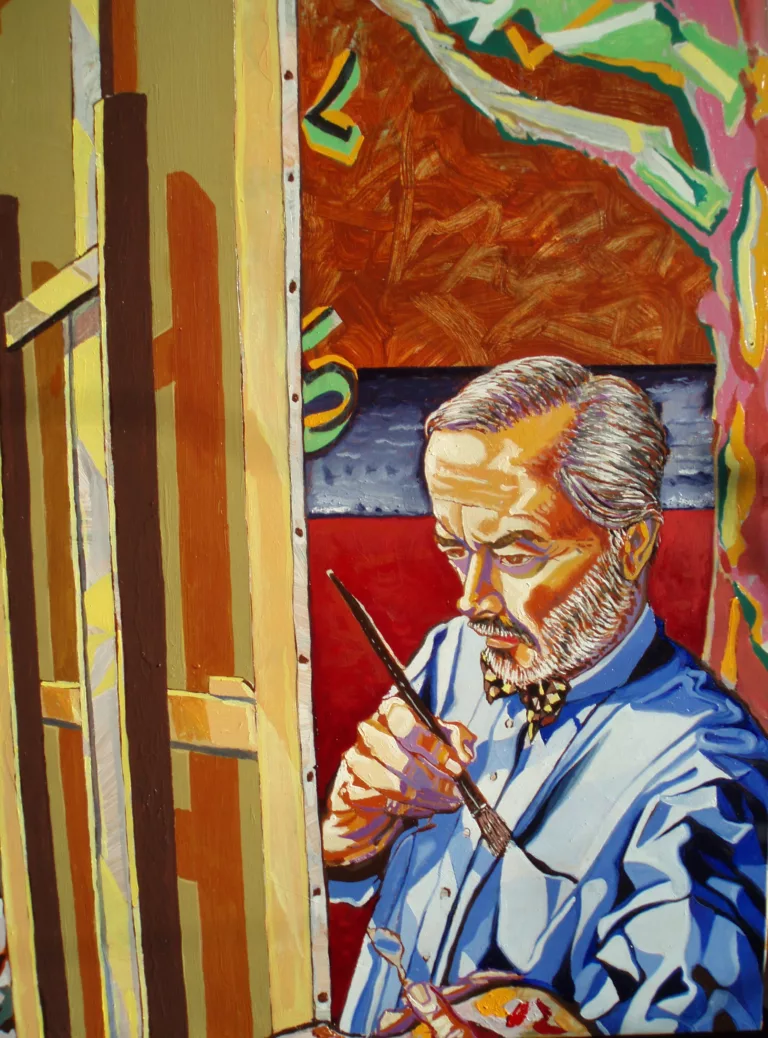 Autor.particolare del quadro di NDC